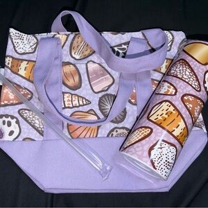 Resi Resins x Keahi Ko tote & tumbler collab 💜 🐚
